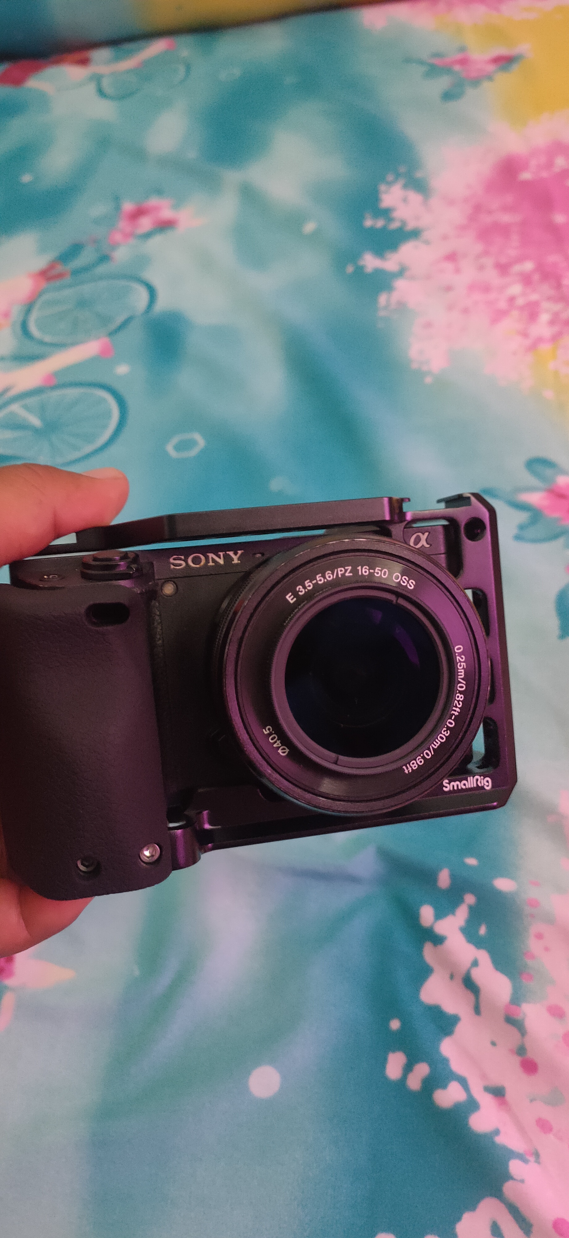 Sony A6400 Camera Cage | Silicone Handle Grip | SmallRig