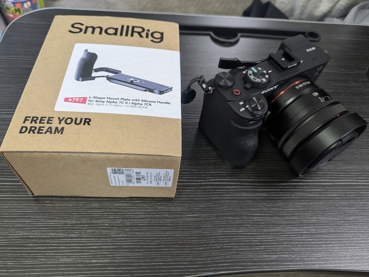 Sony Alpha 7C II / Alpha 7CR用シリコン製L型グリップ
