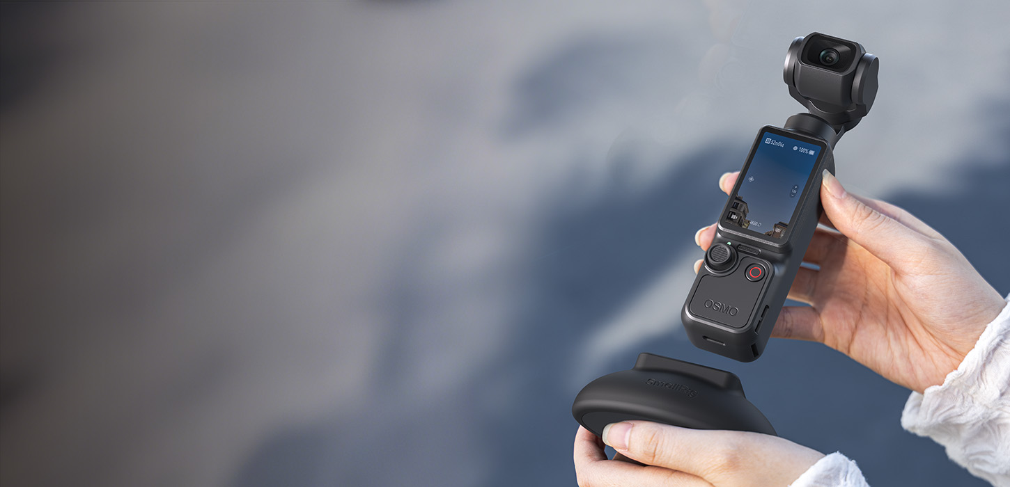 Kategori/Montaj Braketleri/Vantuzlu Silikon Stand Tabanı DJI Osmo Pocket 4 / 3 i&ccedil;in (2 adet) - Marka: DJI / Modeller: Osmo Pocket 3, Osmo Pocket 4 / &Uuml;r&uuml;n Kodu: 6008