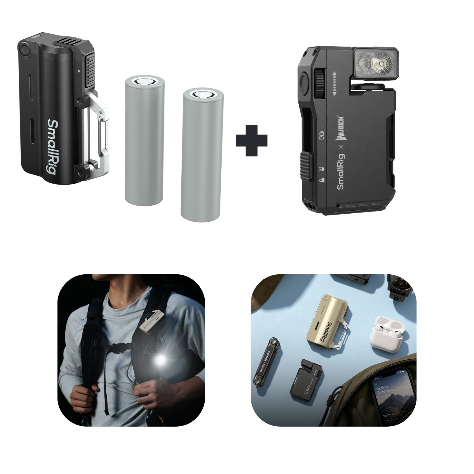SC18/SC36 EDC Power Bank Kit for 21700 Battery + Charging Case