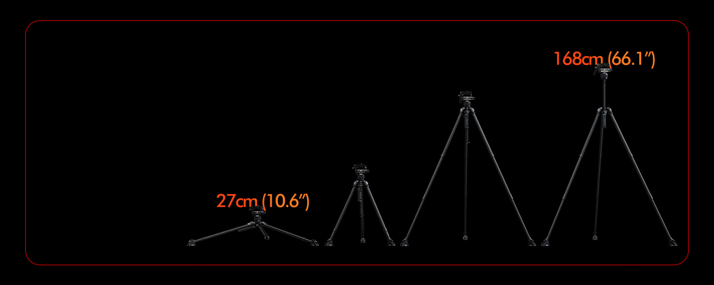 Kategori/Tripodlar/Video Tripodları SmallRig TRIBEX CARBON II Dinamik Denge Başlığına Sahip Karbon Fiber Tripod | SmallRig-SKU:5755/Malzeme(ler):Karbon Fiber/Tripod Y&uuml;k Kapasitesi:Her İkisi 25 kg/Başlık Y&uuml;k Kapasitesi:6 kg/&Ccedil;alışma Y&uuml;ksekliği:27,0 - 168,0 cm/Ne