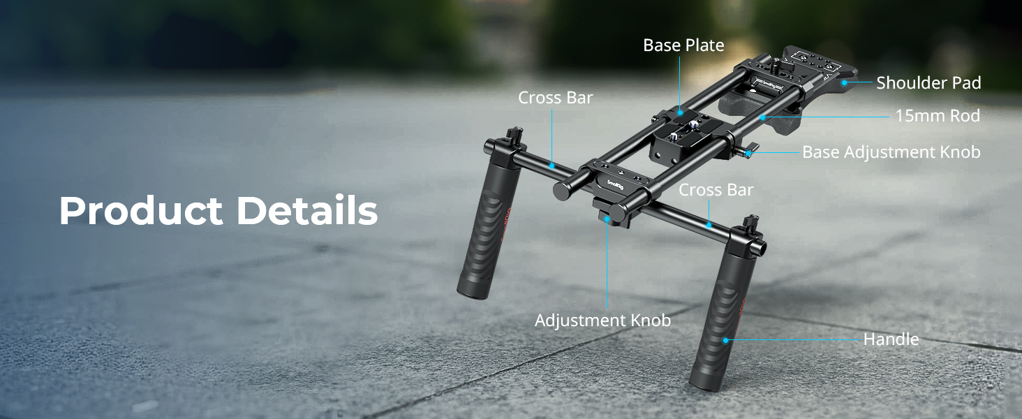 Basic Shoulder Rig | Ergonomic Camera Setup | SmallRig
