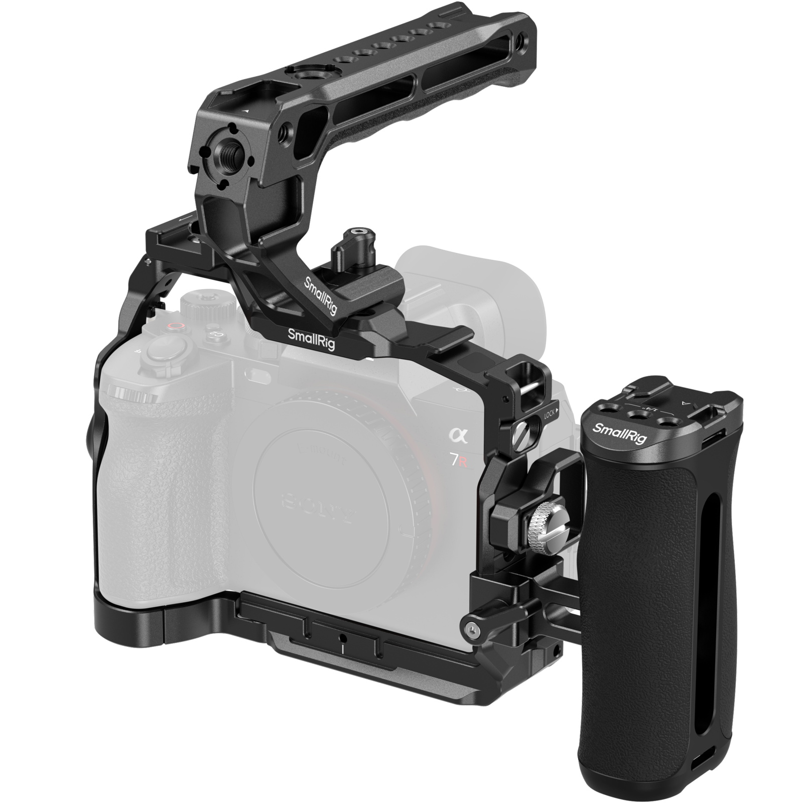 HawkLock Camera Cage Kit for Sony A7R VI: Advanced Cage Kit, Basic Cage Kit, Full Cage