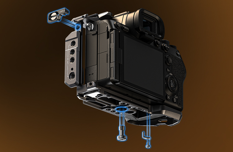 Rhinoceros Cage Kit for Sony A7 V/A7R V/A7 IV | Arca-Swiss