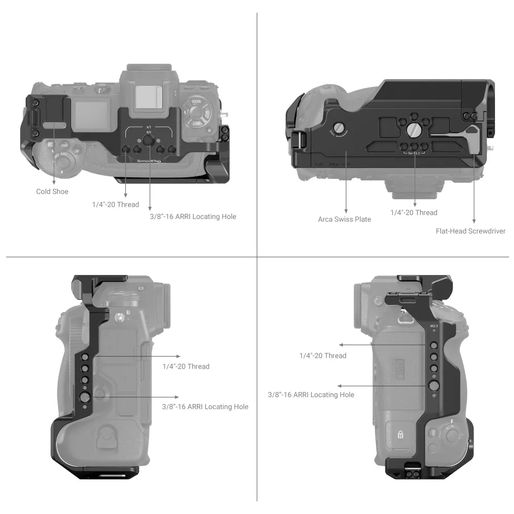 Amazon | SmallRig Nikon推奨 Z 9 専用ケージ/アルミニウム合金