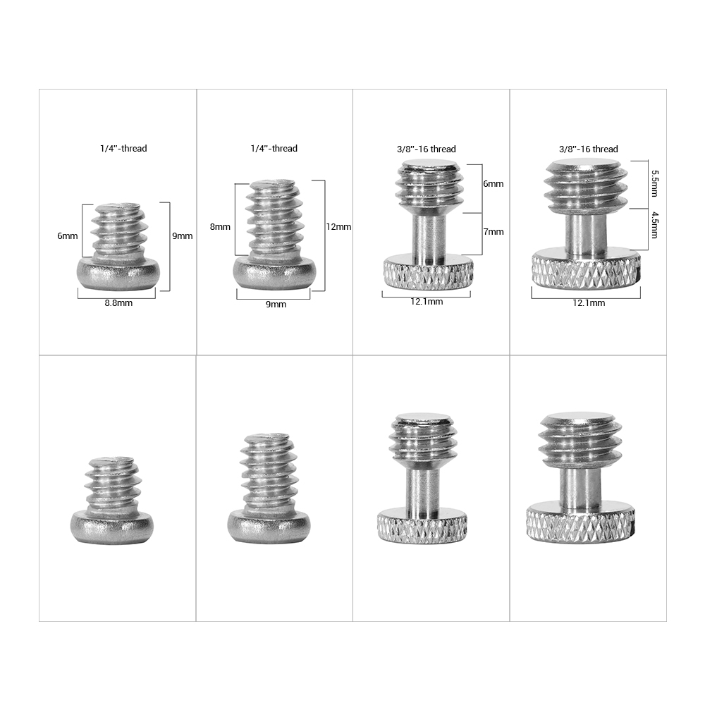 EMSea 26PCS Camera Screw Set: Stainless Steel & Copper Screws For