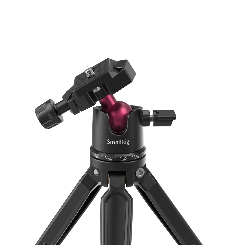 Tabletop Mini Tripod | Panoramic Ball Head, Arca-Swiss | SmallRig