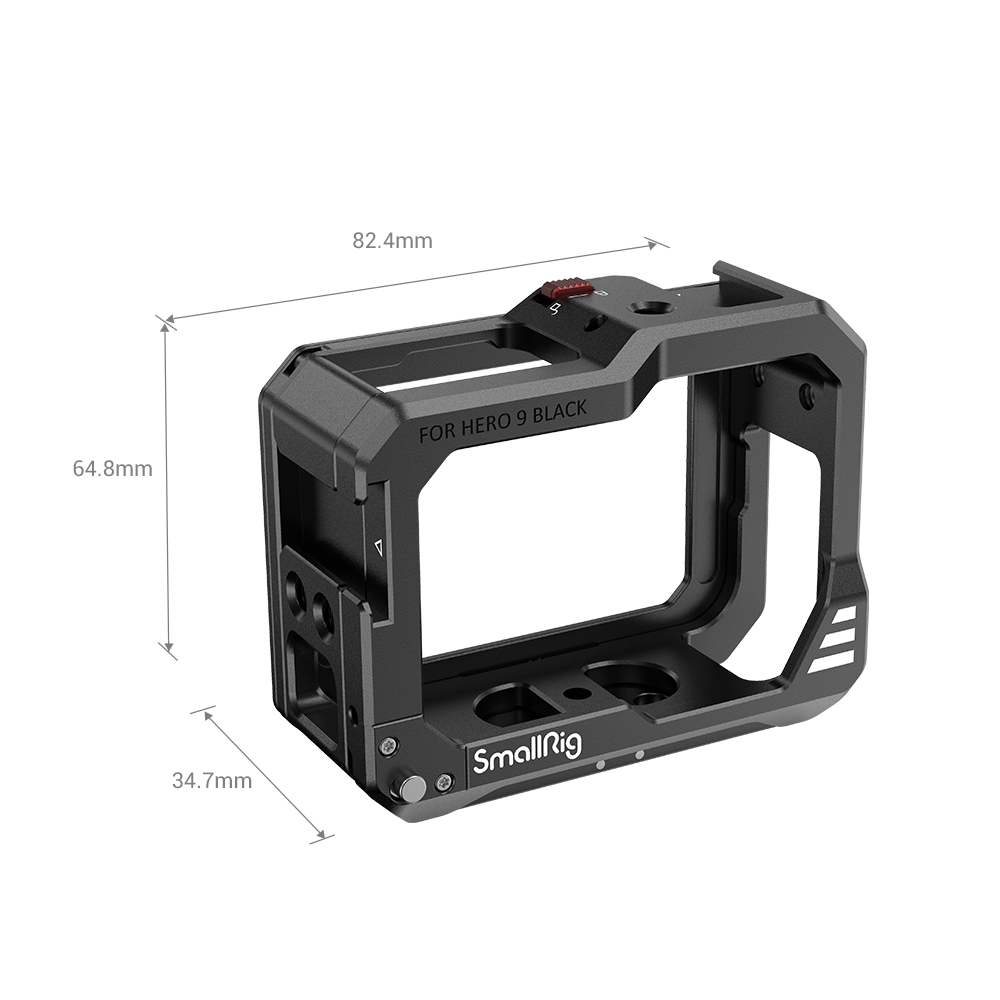 GoPro Hero 10/9 Cage | Dual Cold Shoe Mounts | SmallRig