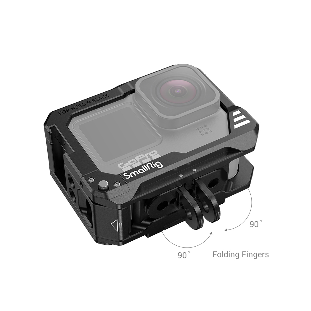 GoPro Hero 10/9 Cage | Dual Cold Shoe Mounts | SmallRig