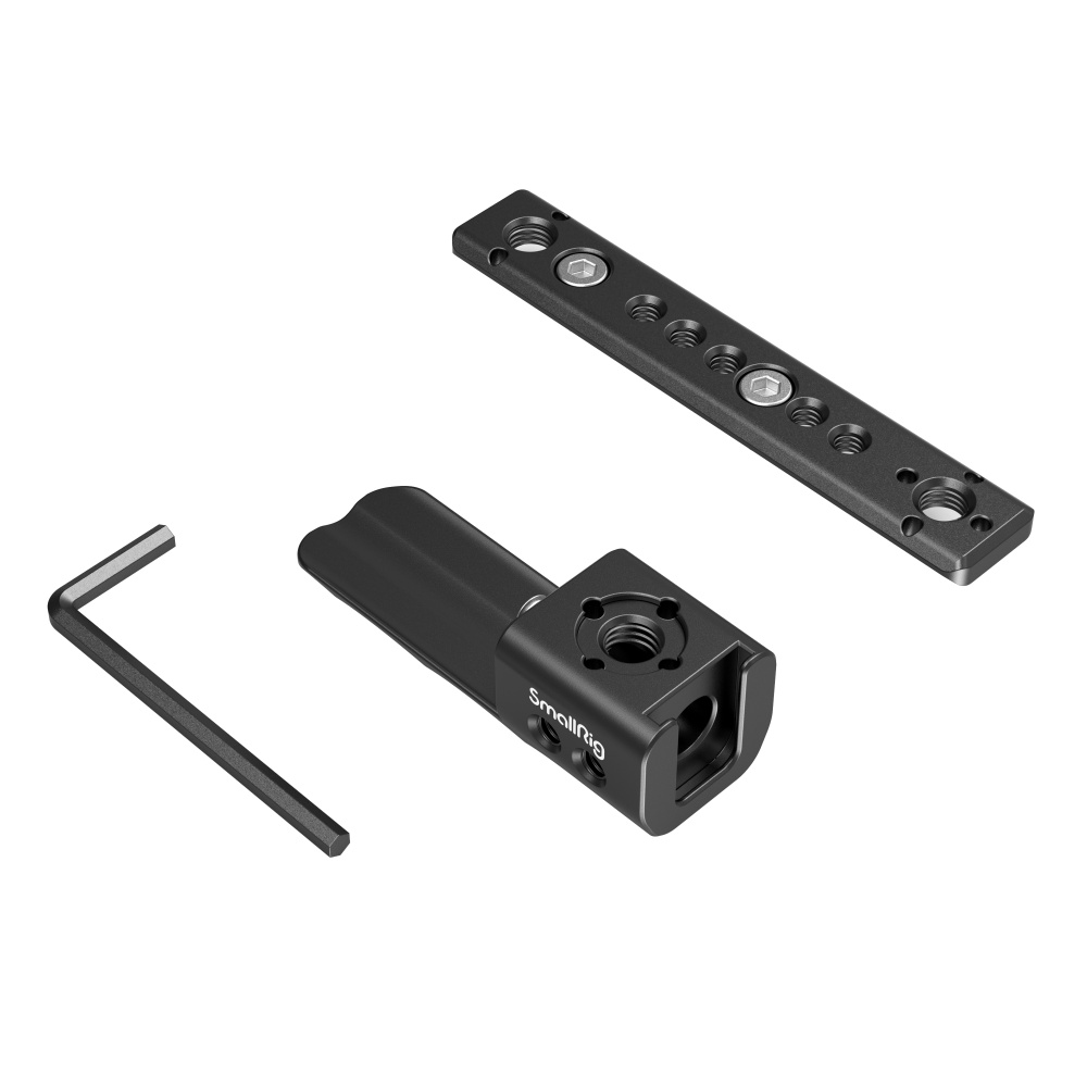 Nitze T-S08B Estensione Maniglia XLR Per Sony FX3 / FX30 | Con Guida NATO E Punti Di Attacco Accessori