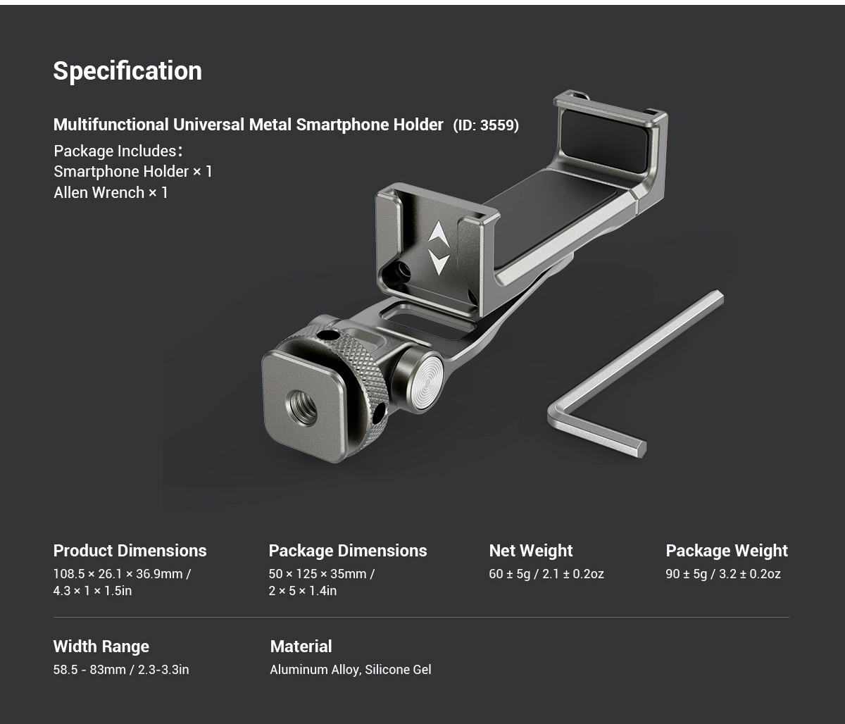 SmallRig 汎用スマホケージ 他アクセサリーセット 611sjHHKoXL._UF1000,1000_QL80_.jpg