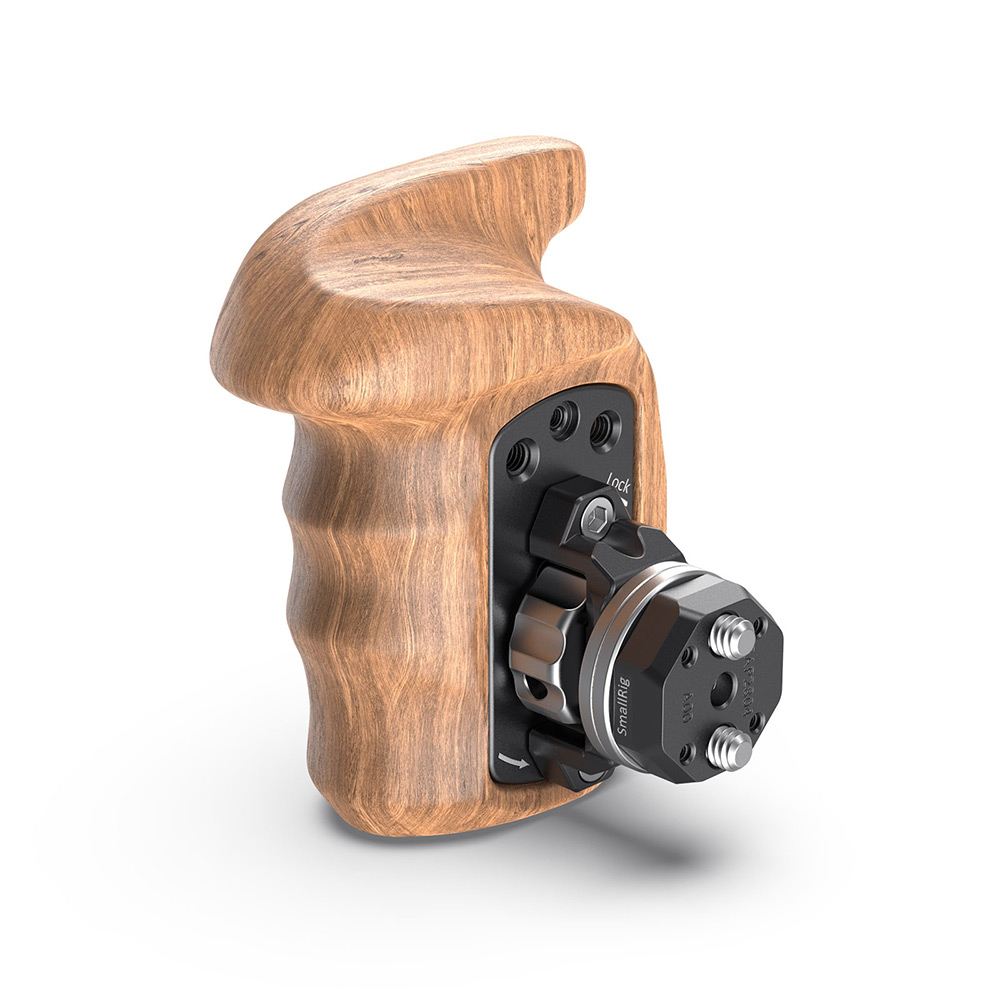 Right Side Wooden Grip with Arri Rosette Bolt-On Mount