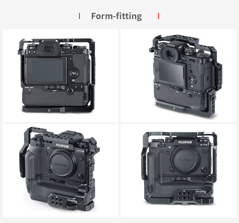 Cage für Fujifilm X-T2 und X-T3 Kamera mit Batteriegriff
