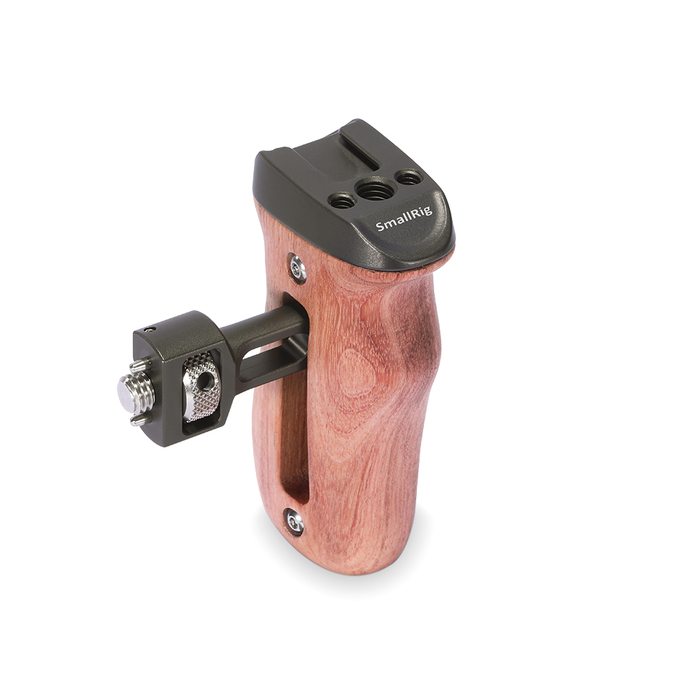 Wood Side Handle with ARRI-Style Mount(Shipping Area: North America)