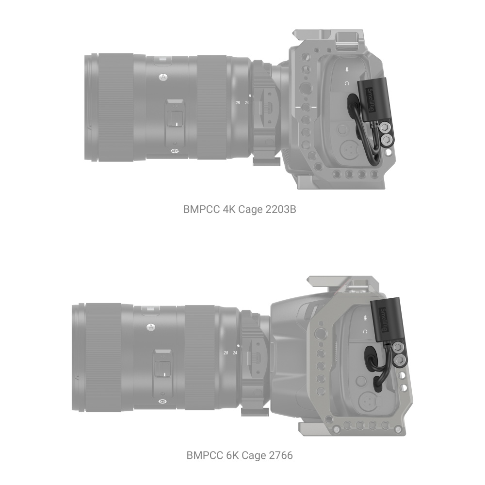 BMPCC 4K/6K HDMI & Type-C Adapter | Low-Profile | SmallRig
