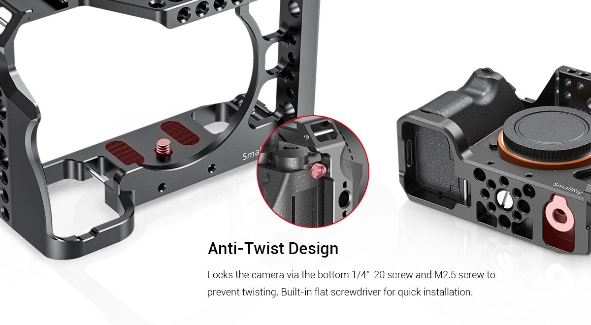 Sony A7R IV Camera Cage | Form-Fitting Full Rig | SmallRig