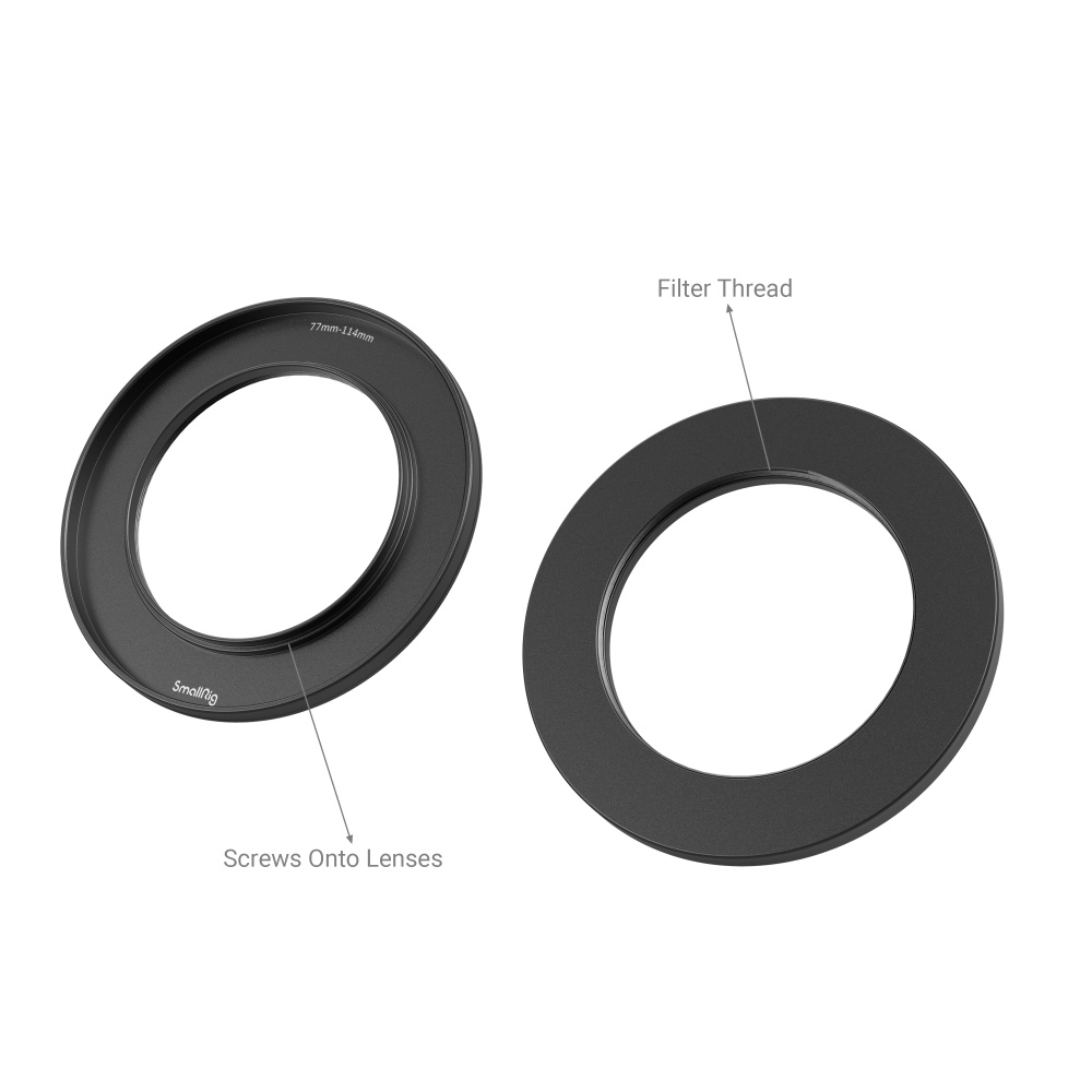 SmallRig Screw-in Lens Adapter Ring Kit with Filter Thread for 2660 Matte Box 3410 - Image 2