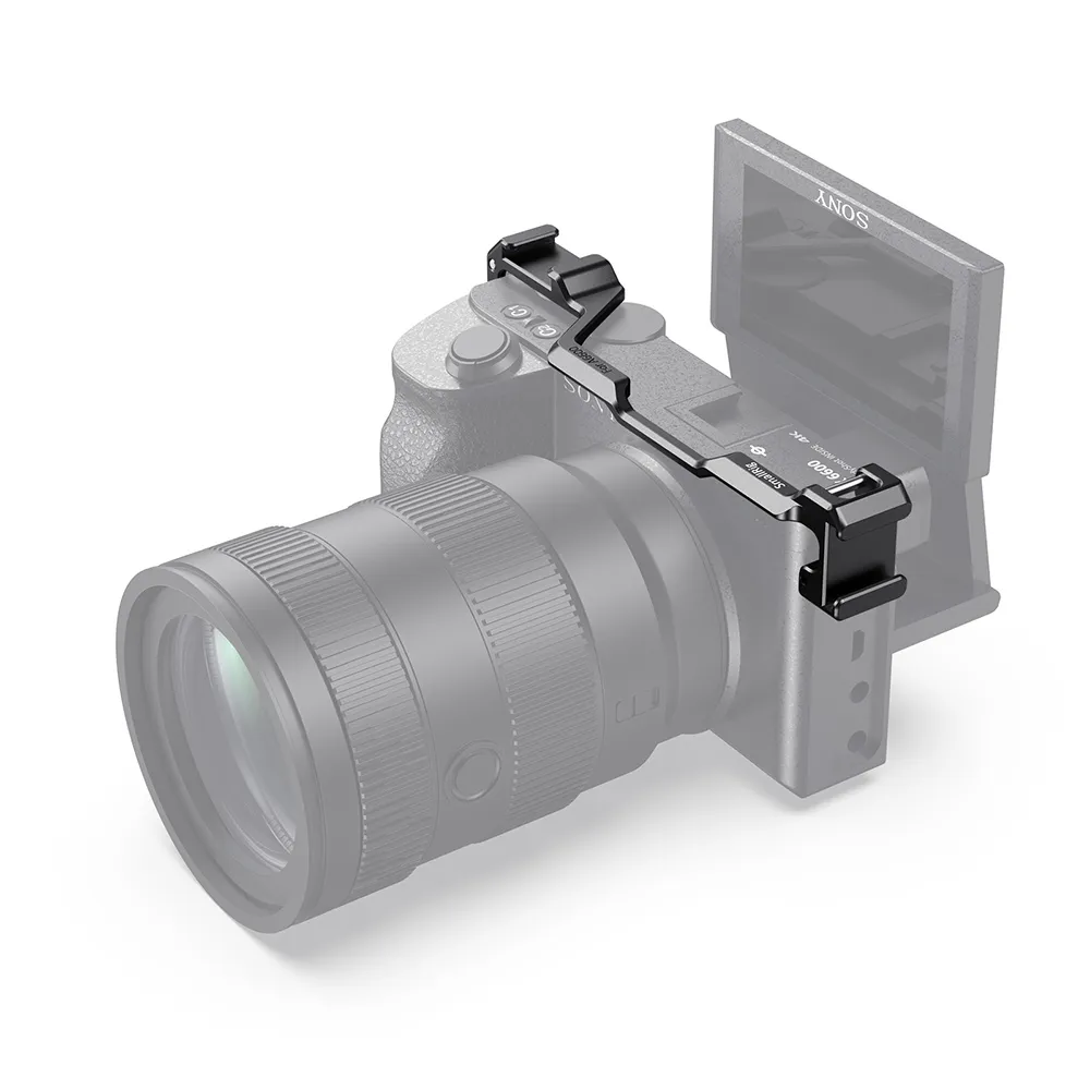 Shoe Mount Relocation Plate for Sony a6600 Camera | SmallRig