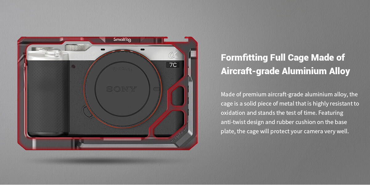 Sony A7C Camera Cage | Compact Lightweight Rig | SmallRig