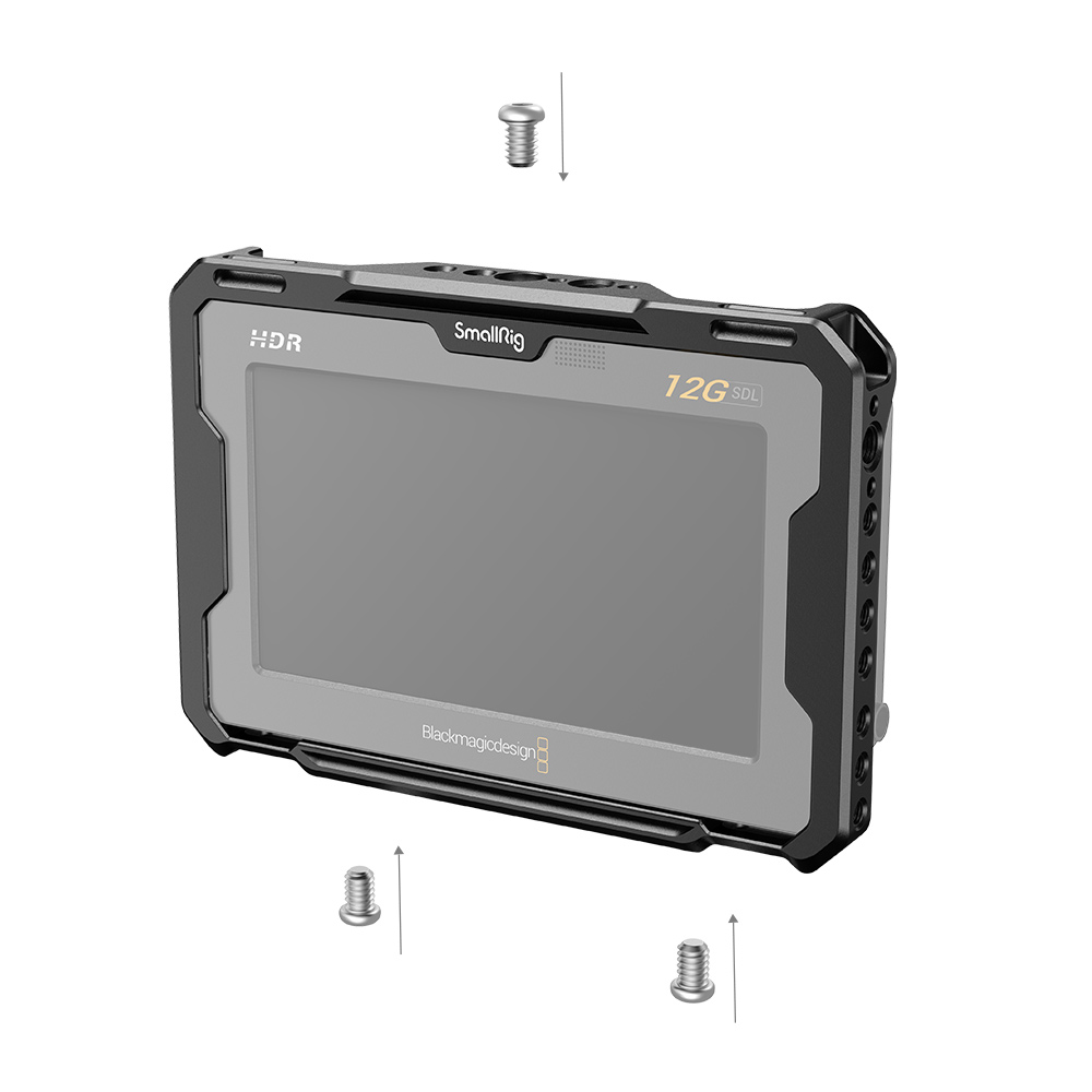 Monitor Cage | For BM Video Assist 5 Monitor Cage | For BM Video Assist 5