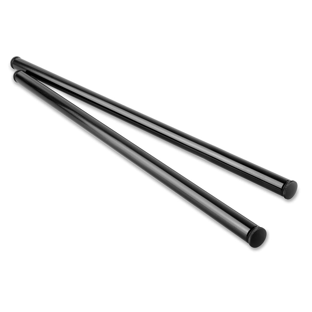 2pcs 15mm Black Aluminum Alloy Rod(M12-45cm) 18inch