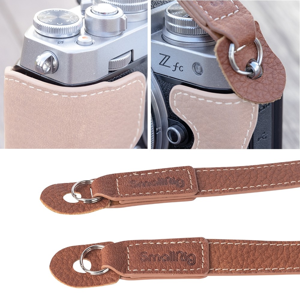 Open-Box Leather Neck Strap | Retro Brown DSLR/Mirrorless