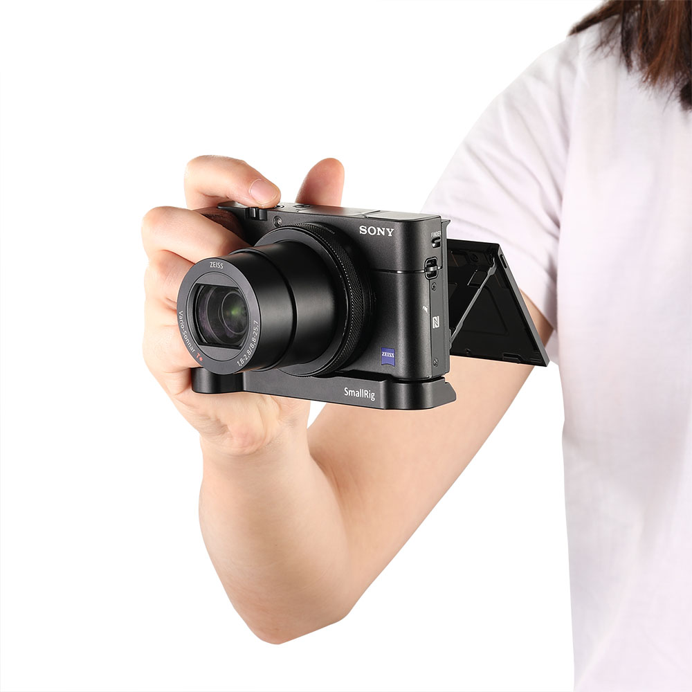 L-Shaped Wooden Grip for Sony RX100 III/IV/V(VA)/VI/VII