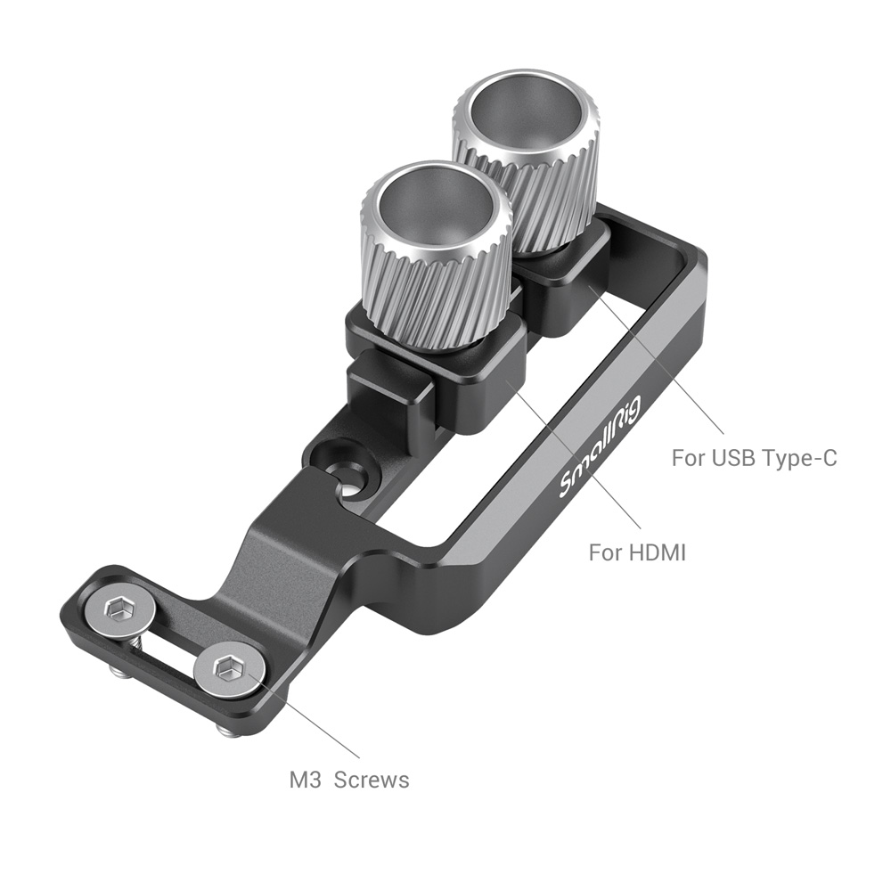 HDMI and USB-C Cable Clamp for EOS R5 R6 R5 C Cage