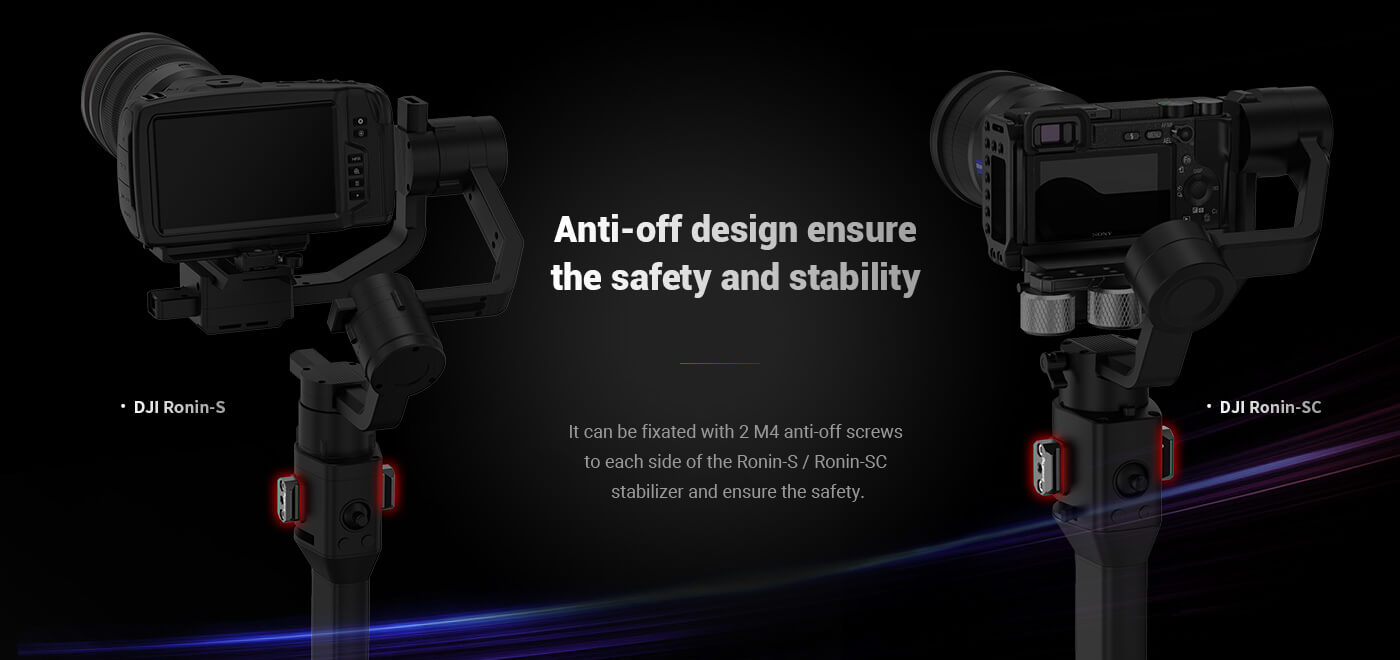 NATO Rail | DJI Ronin S/SC Gimbal Accessory Mount | SmallRig