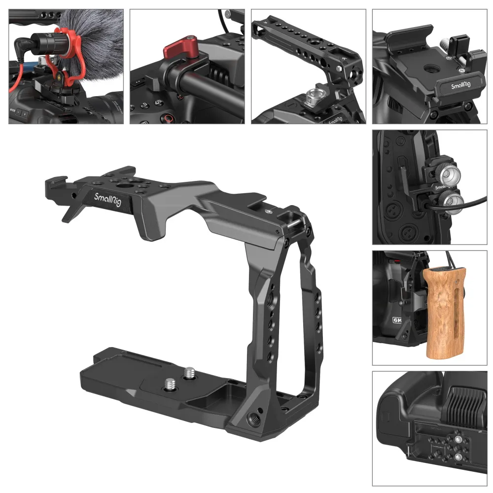 Camera Half Cage for BMPCC 6K Pro 6K Pro / 6K G2