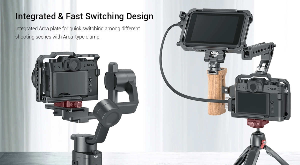 Fujifilm X-T30 II Cage | Arca Plate & Handle | SmallRig