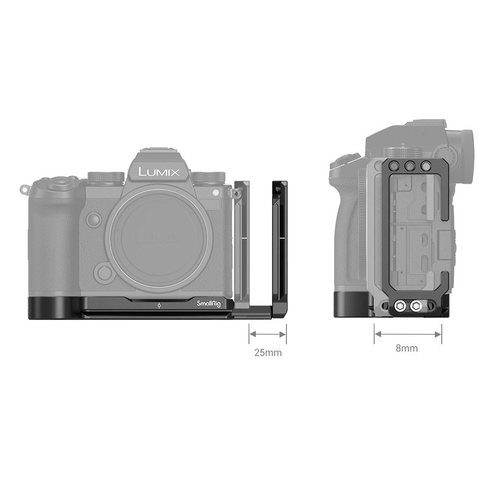 Panasonic S5 L-Bracket | Arca-Type Quick Release | SmallRig