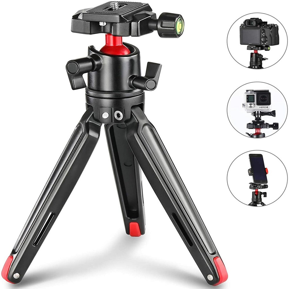 Tabletop Mini Tripod with Panoramic Ball Head