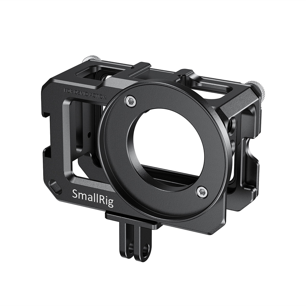 Camera Cage for DJI Osmo Action (Compatible with Microphone Adapter)