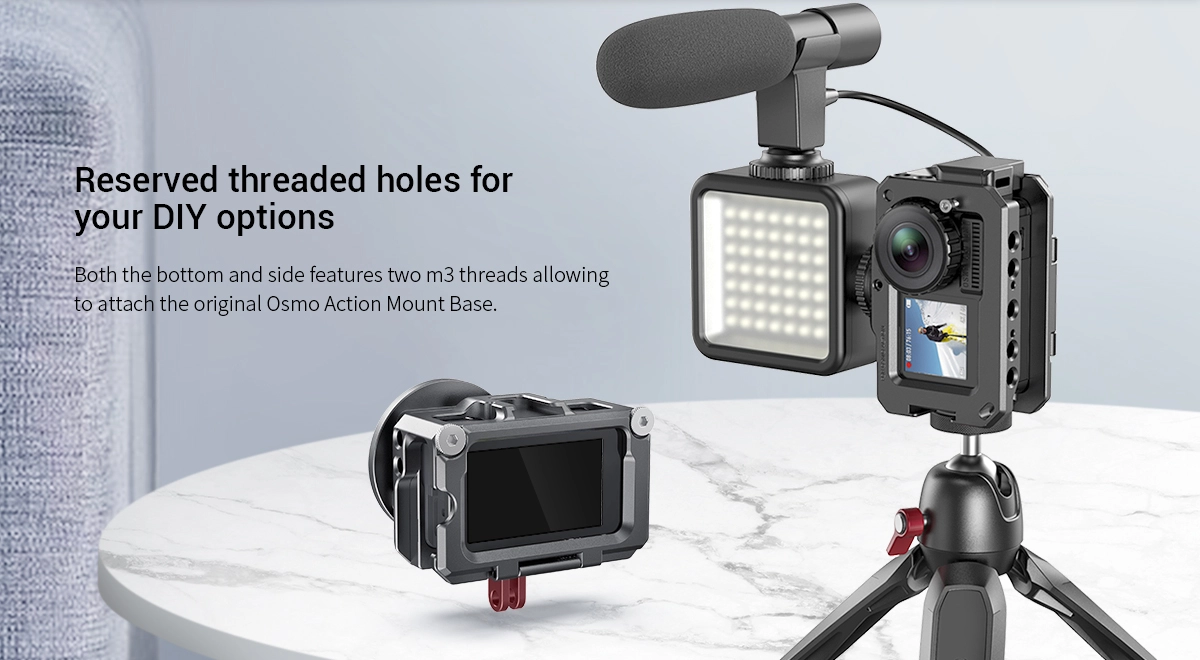 SmallRig Camera Cage For DJI Osmo Action 5 Pro/4/3 5135 B&H