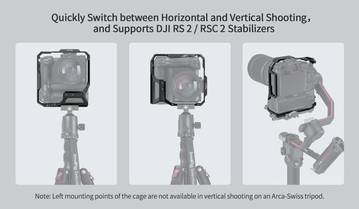 Camera Cage for Nikon Z 6II/Z 7II with MB-N11 Battery Grip