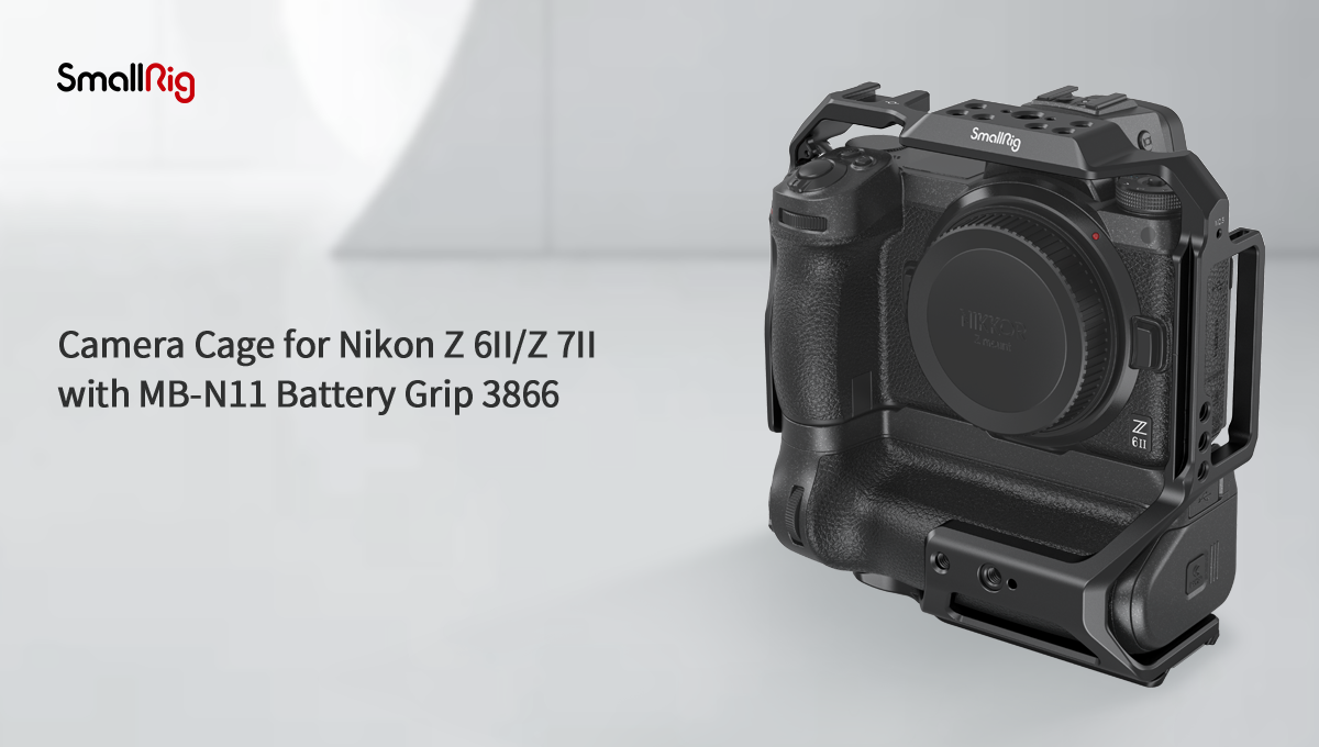 Nikon Z 6II / Z 7II 用MB-N11 バッテリーグリップ対応カメラケージ