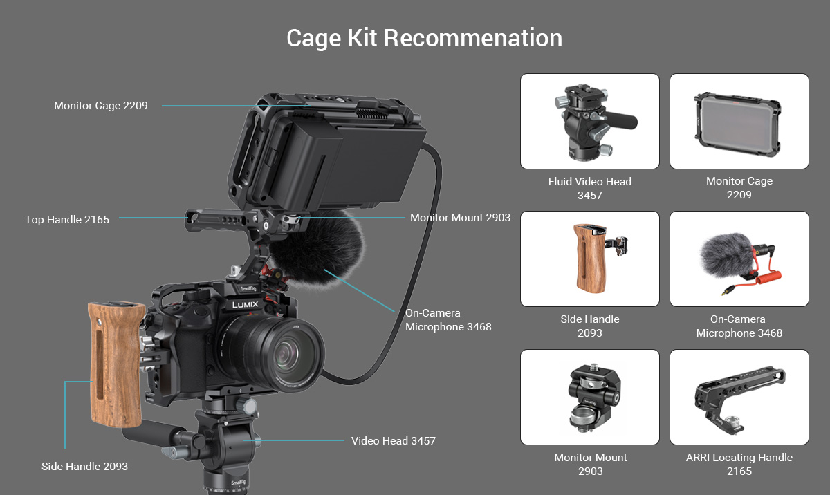 SmallRig スモールリグ LUMIX GH6 用ケージキット 71vkLSGTh2L._UF350,350_QL50_.jpg