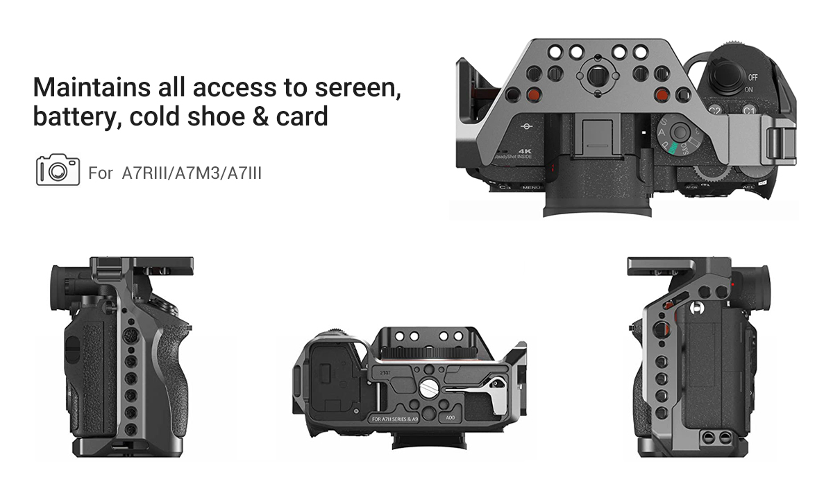 Sony A7III & A7RIII Camera Cage | Anti-Twist Rig | SmallRig