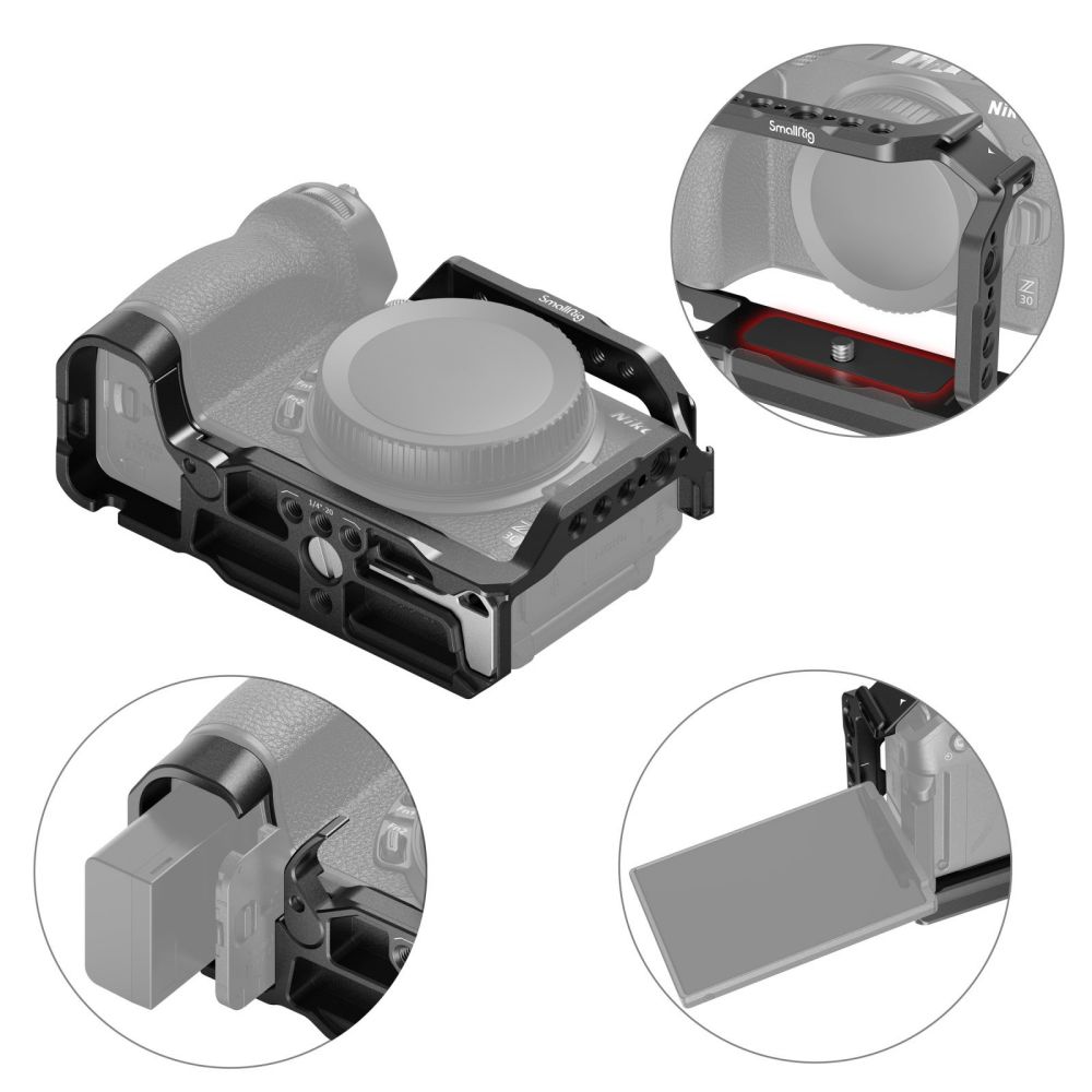 Nikon Z 30 Cage | Protective Rig & Mounts | SmallRig
