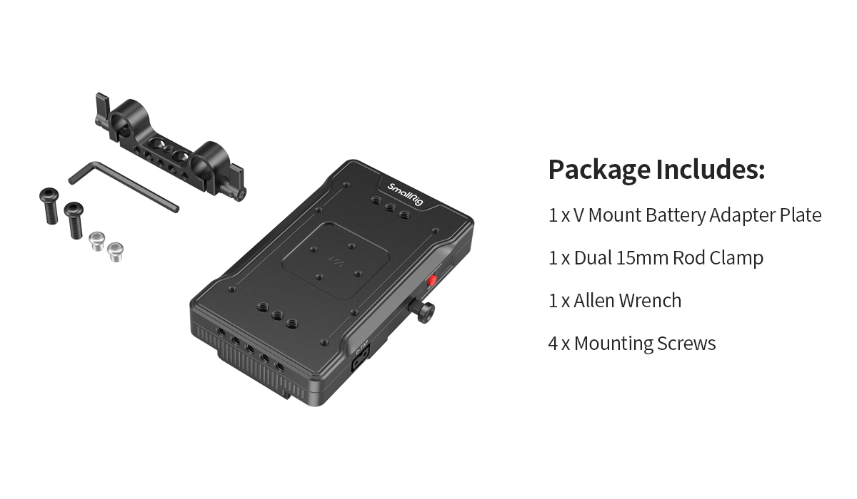 Plaque Batterie V-Mount Moman – Sorties Multiples (5V/8V/12V/15V/USB/D-Tap) Pour Caméras BMPCC, Canon, Sony