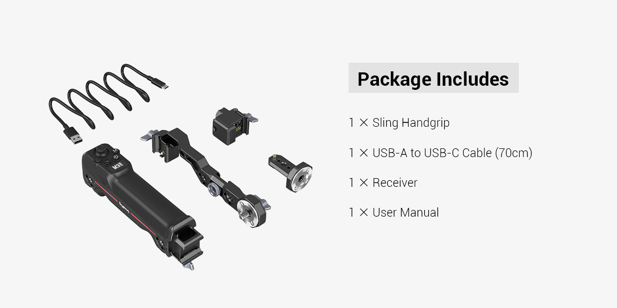 DJI RSシリーズ用無線制御式スリングハンドグリップ