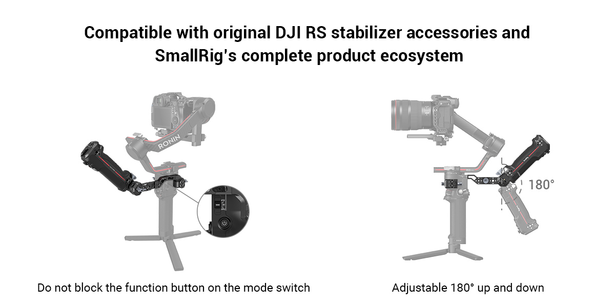 DJI RSシリーズ用無線制御式スリングハンドグリップ