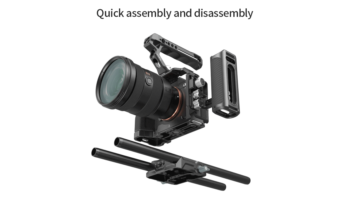 Universal LWS Baseplate | Dual 15mm Rod Clamp for Rigs