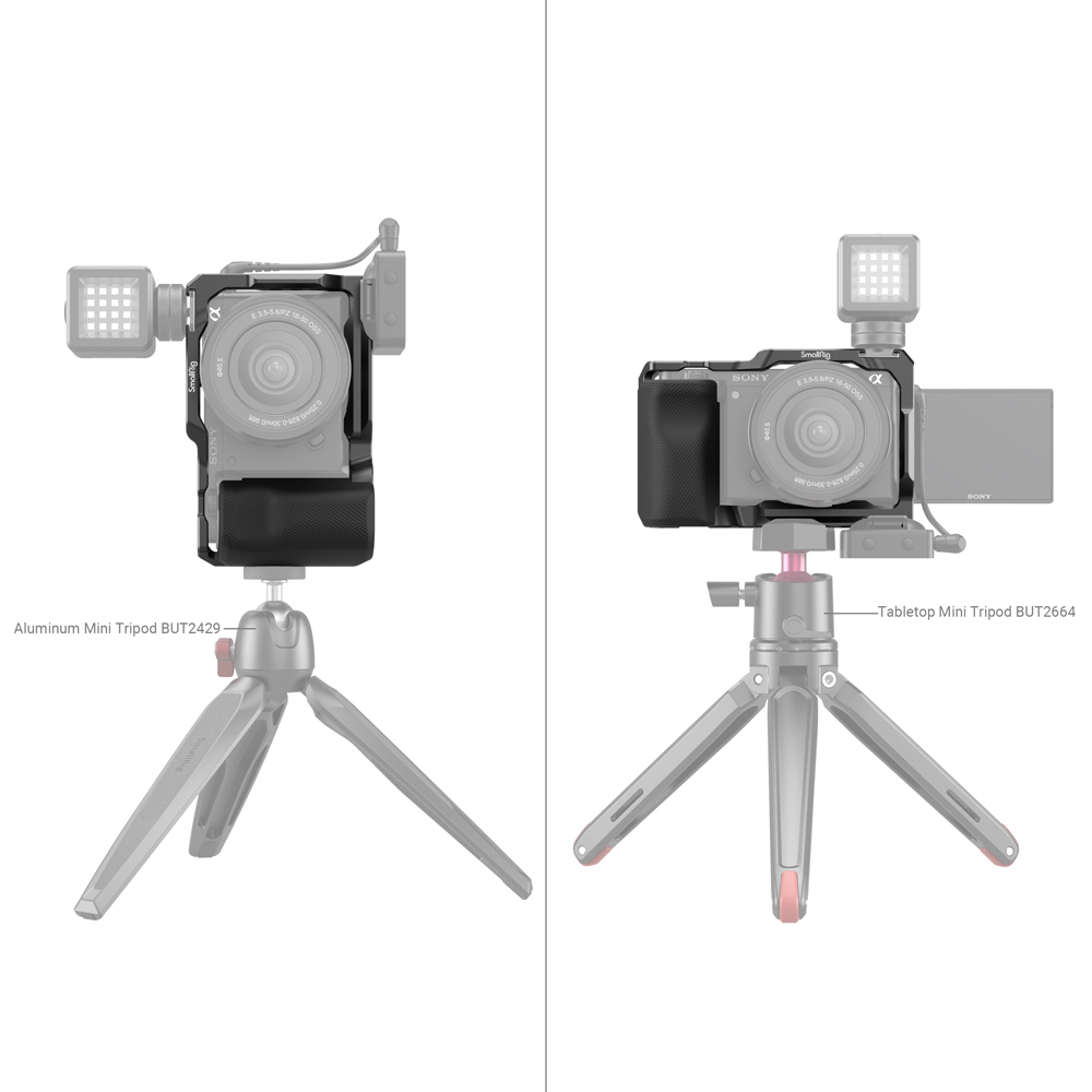 Camera Cage with Grip for Sony ZV-E10