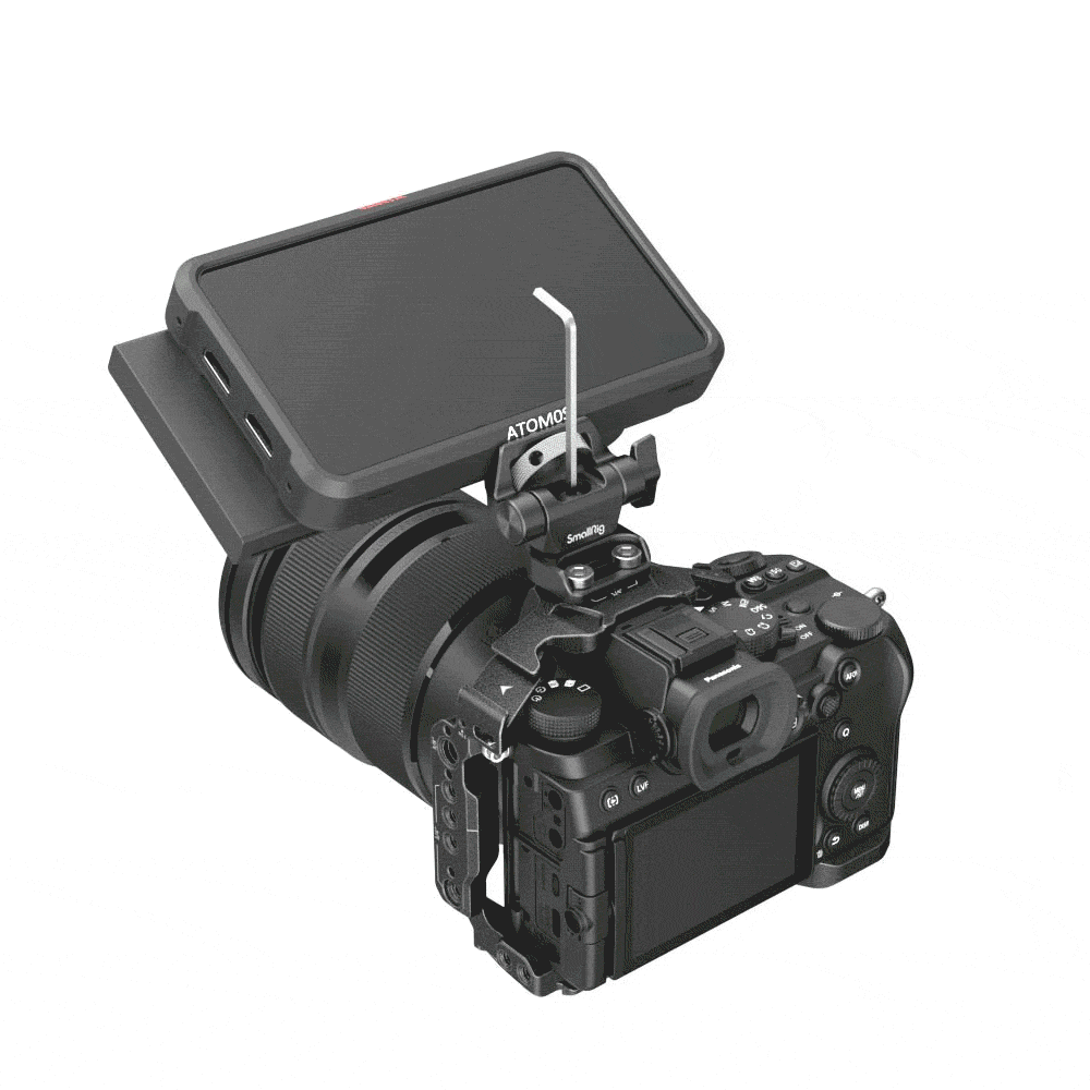 Smallrig 3082トップハンドル + 2903Bモニターマウント SmallRig Top Handle for Sony/Panasonic Cameras with Top 3082 B&H