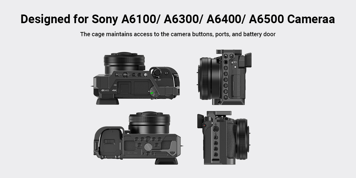 Sony α6100/α6300/α6400/α6500専用ケージ