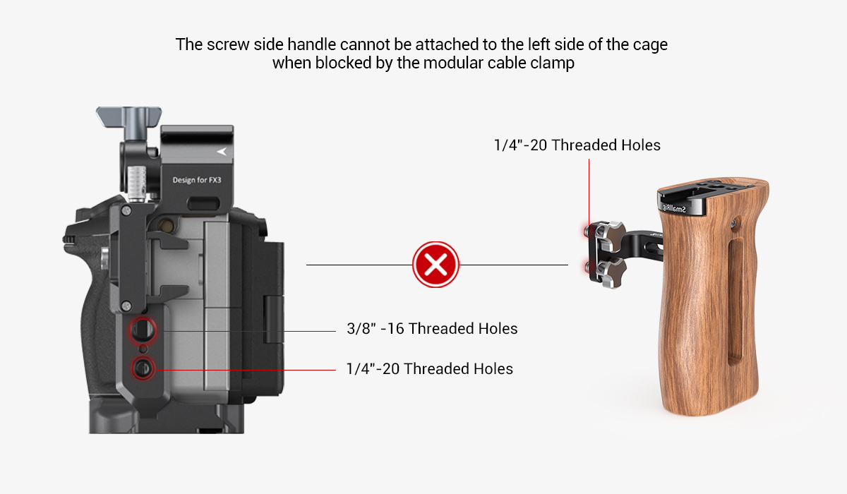 Sony FX3 FX30 Handheld Kit | XLR Handle Extension | SmallRig