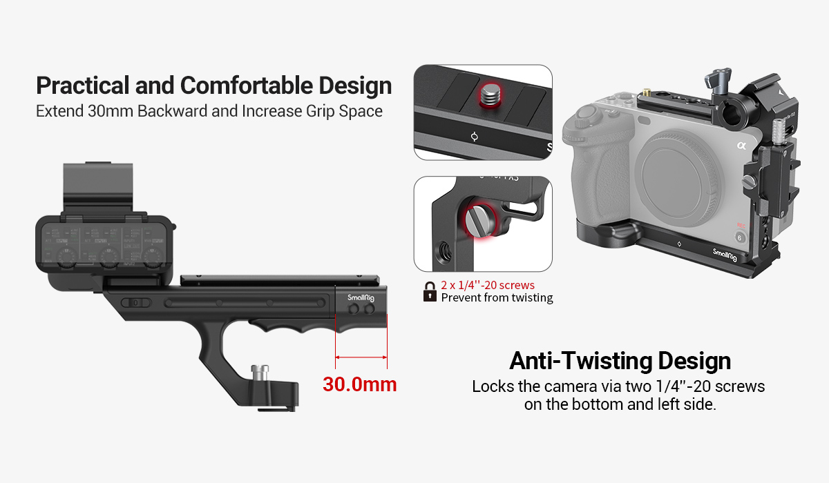 Amazon.com : SMALLRIG Mini Top Handle for Lightweight