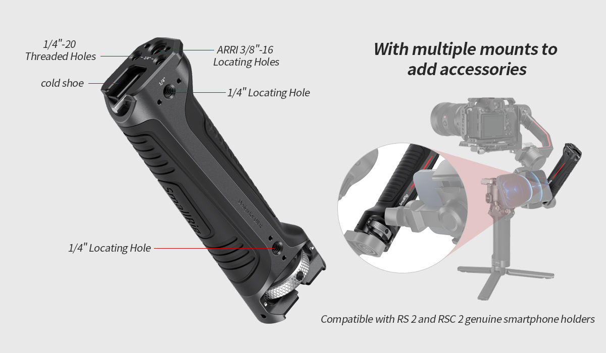 DJI RS 2・RSC 2用ハンドグリップ